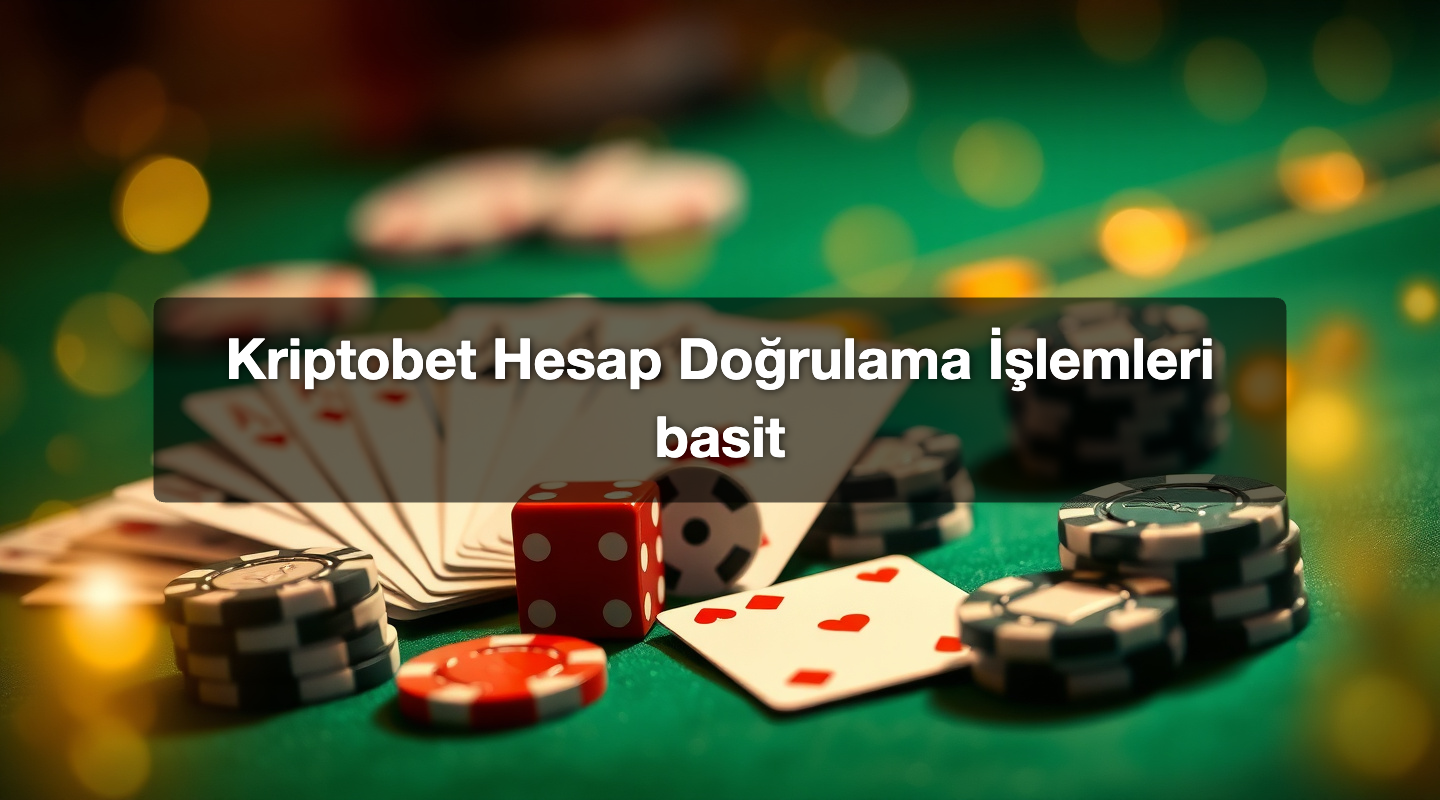 Kriptobet Hesap Doğrulama İşlemleri basit